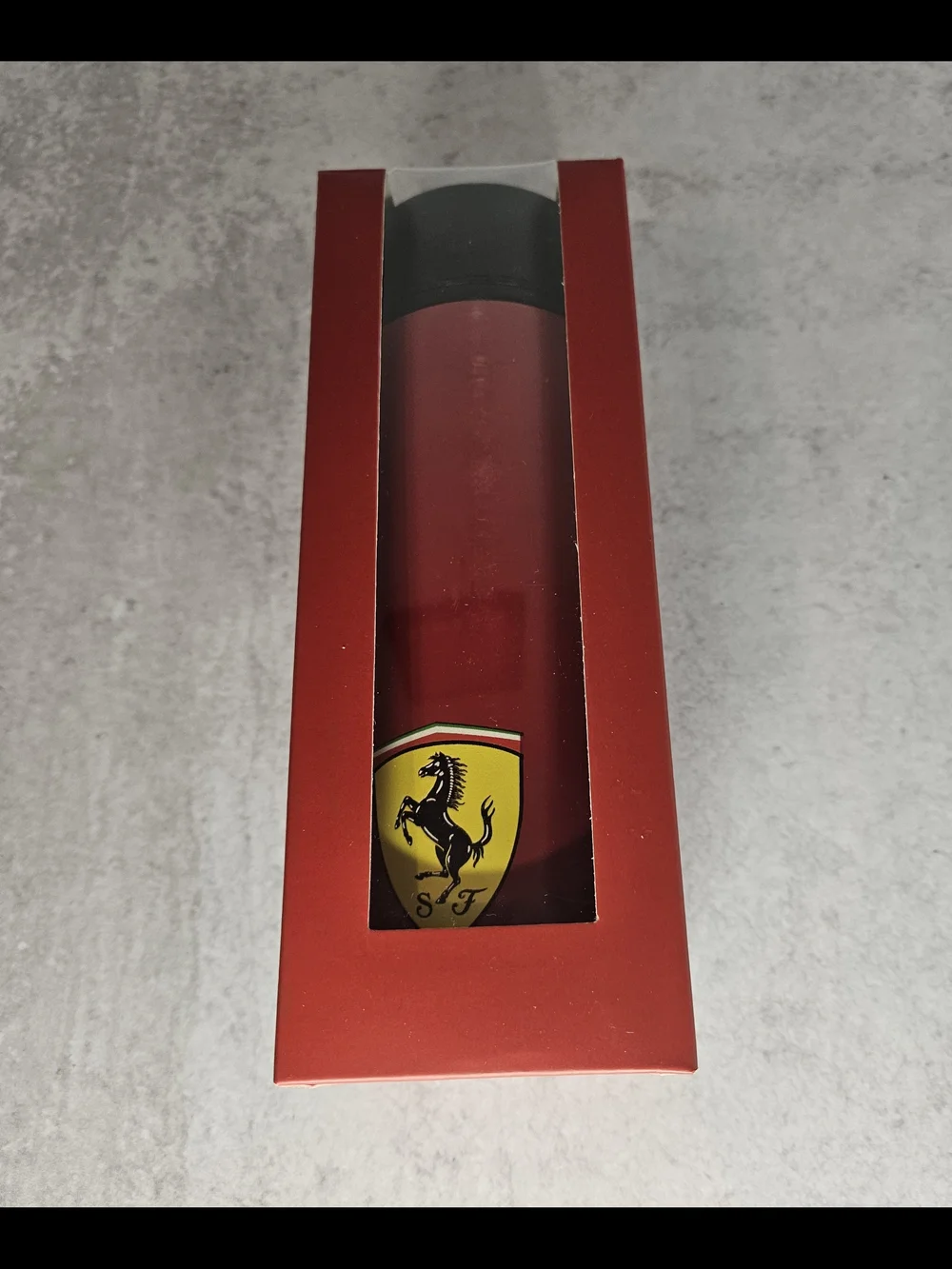 Ferrari red travel